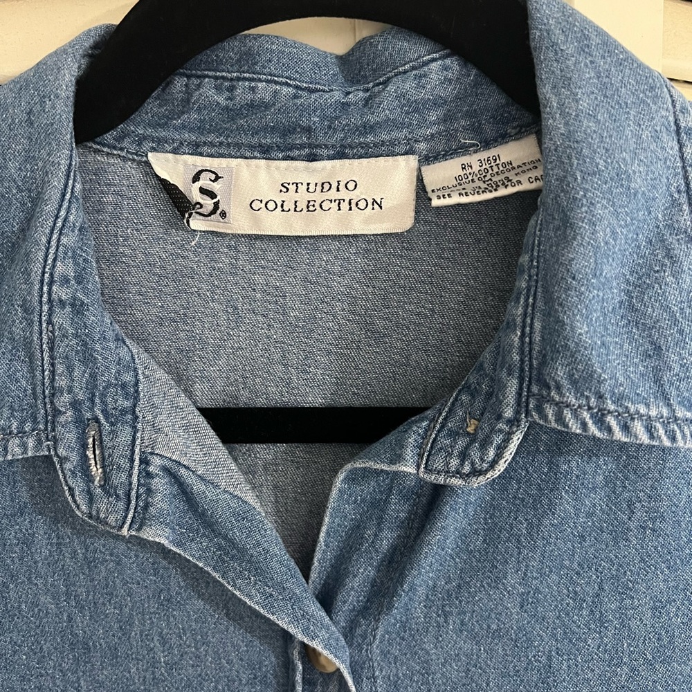 Vintage Denim Button Down - Picture 2 of 3